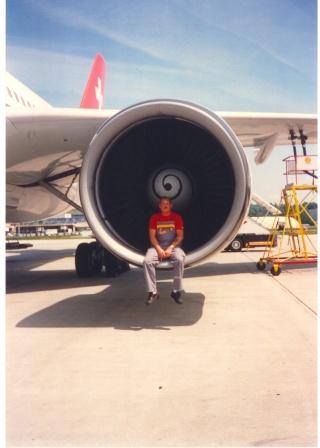 Fuelling von Swissair HB-IPC Airbus A 310 fr den Flug nach Tel-Aviv